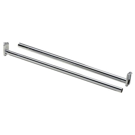 NATIONAL HARDWARE DPV209 N338301 Closet Rod, 18 to 30 in L, Steel, Bright N338-301/N189-621